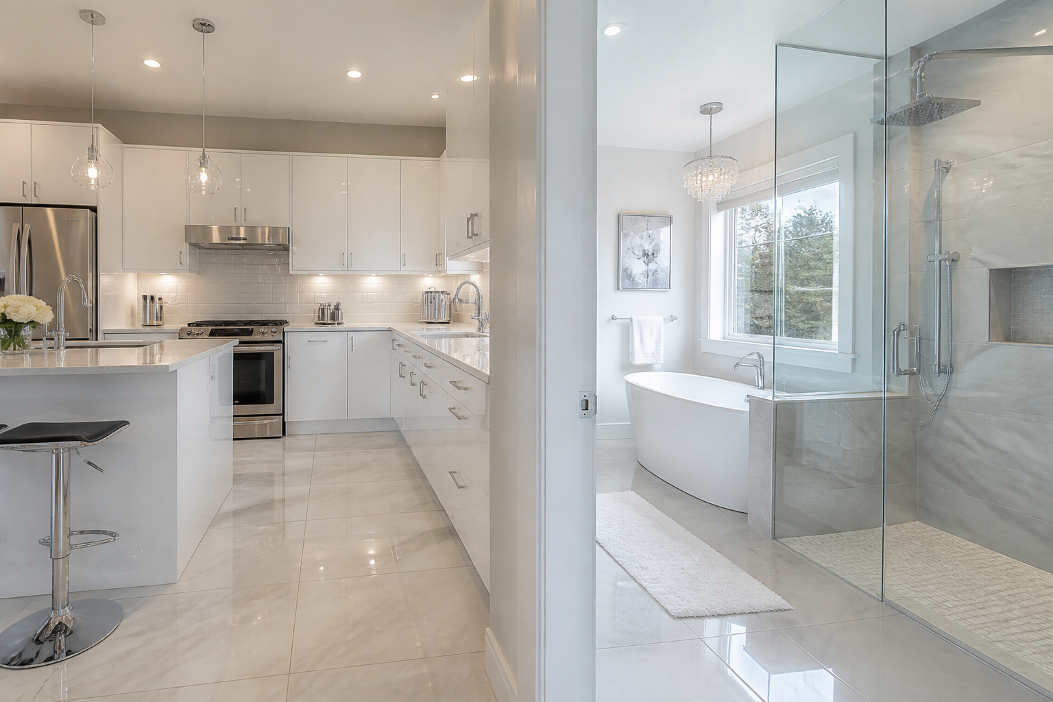 Kitchen & Bathroom